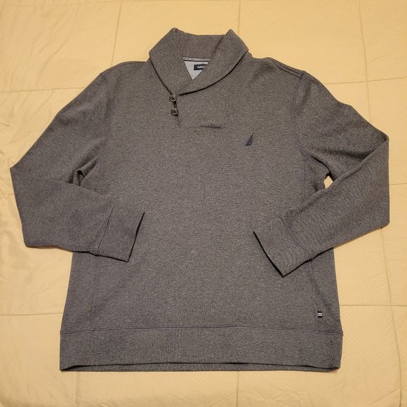 Nautica SHAWL COLLAR SWEATER - Picture 1 of 8